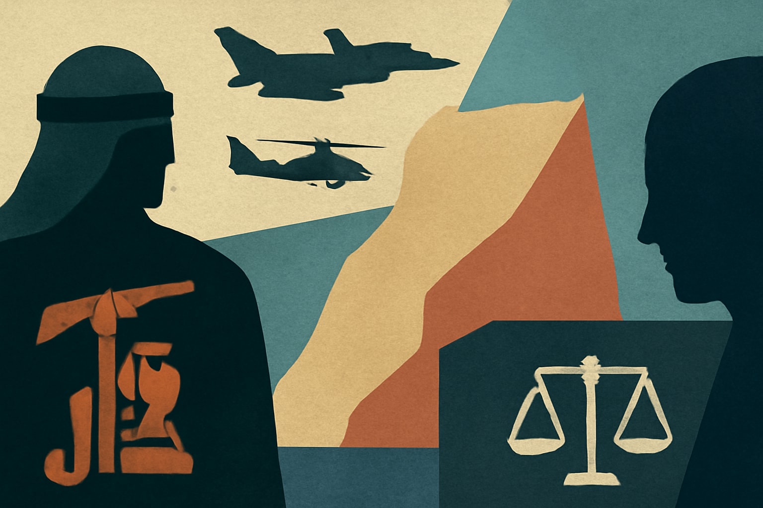 Editorial illustration for: Hezbollah Rejects Future Lebanon-Israel Agreements Made in U.S. Talks
