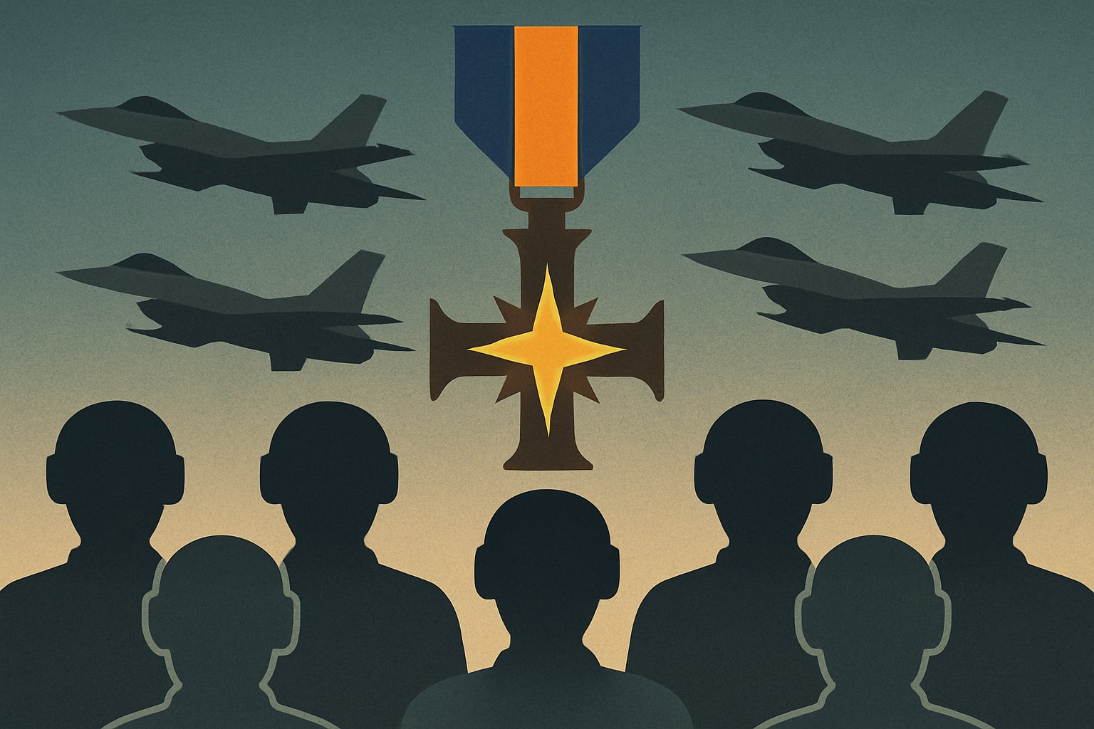 Six F-16 Pilots Awarded Distinguished Flying Crosses for Operation Midnight Hammer