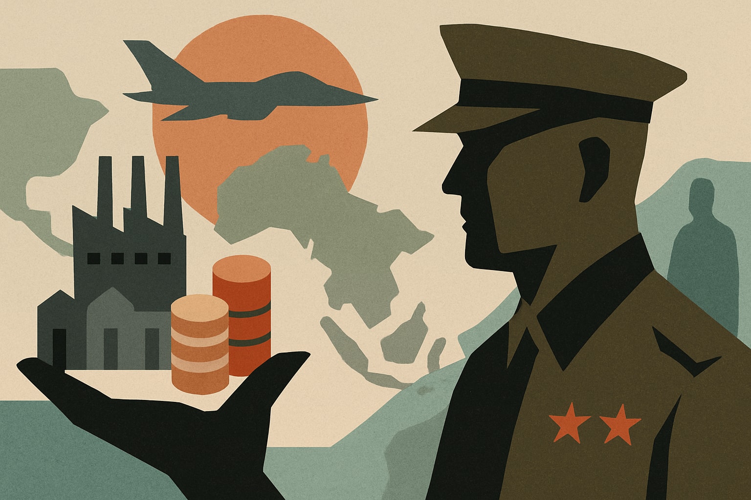 Editorial illustration for: US General Stresses Industry Surge and Burden Sharing for Indo-Pacific Security