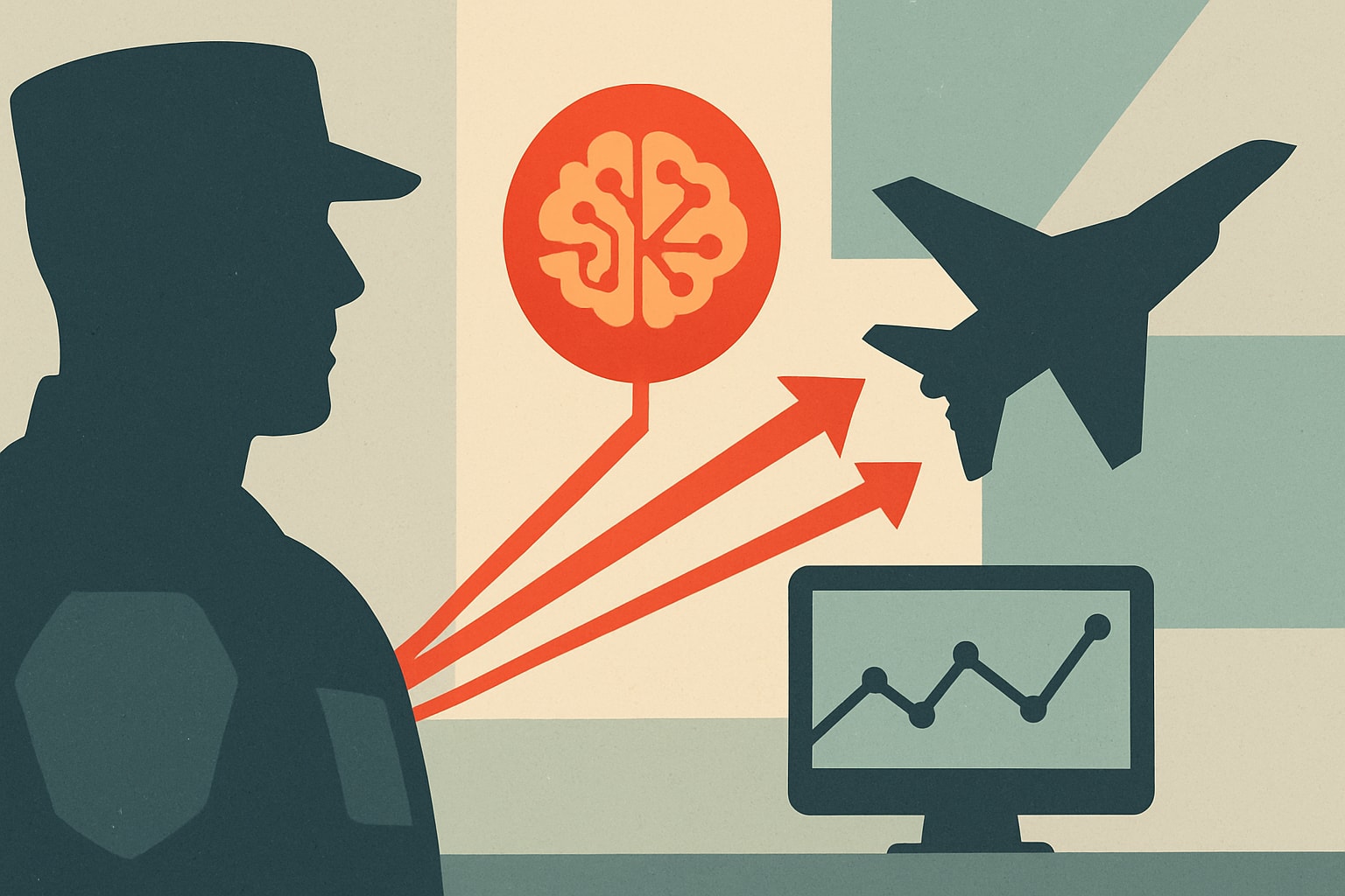 Editorial illustration for: DoD AI Acceleration Strategy Aims for Real-Time Insights in Military Operations