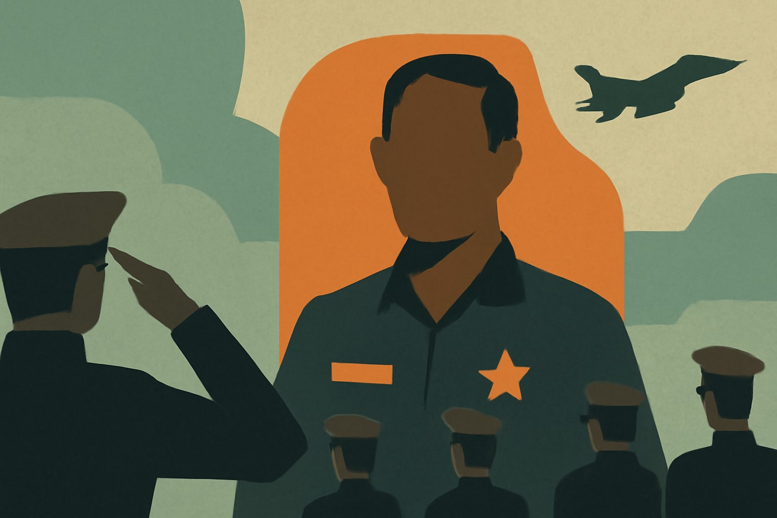 Editorial illustration for: Old Dominion Cadets Honor Lt. Col. Shah's Heroism During Shooting