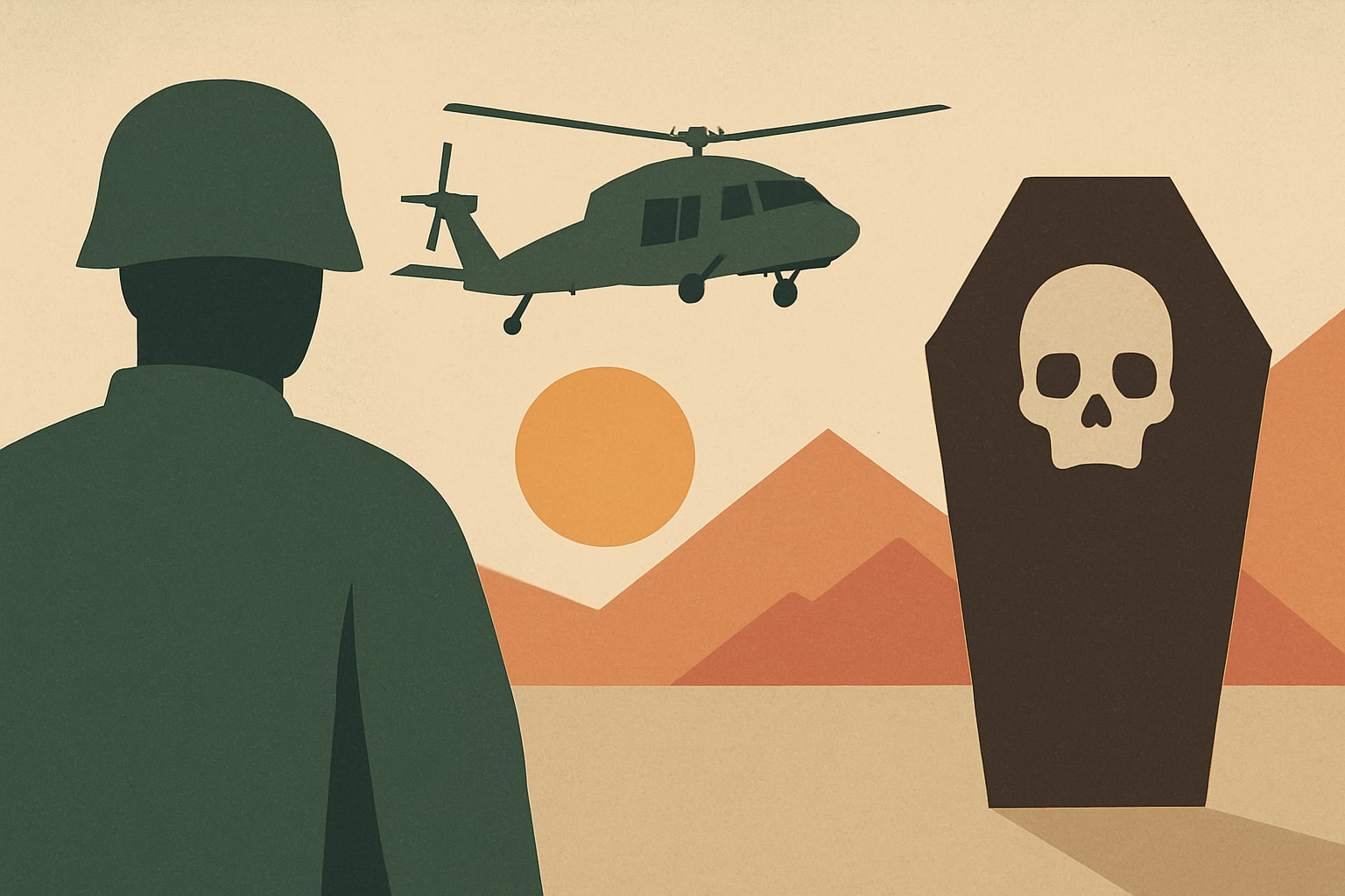 Editorial illustration for: US Army Recovers Remains of Second Soldier Reported Missing During Moroccan Exercise