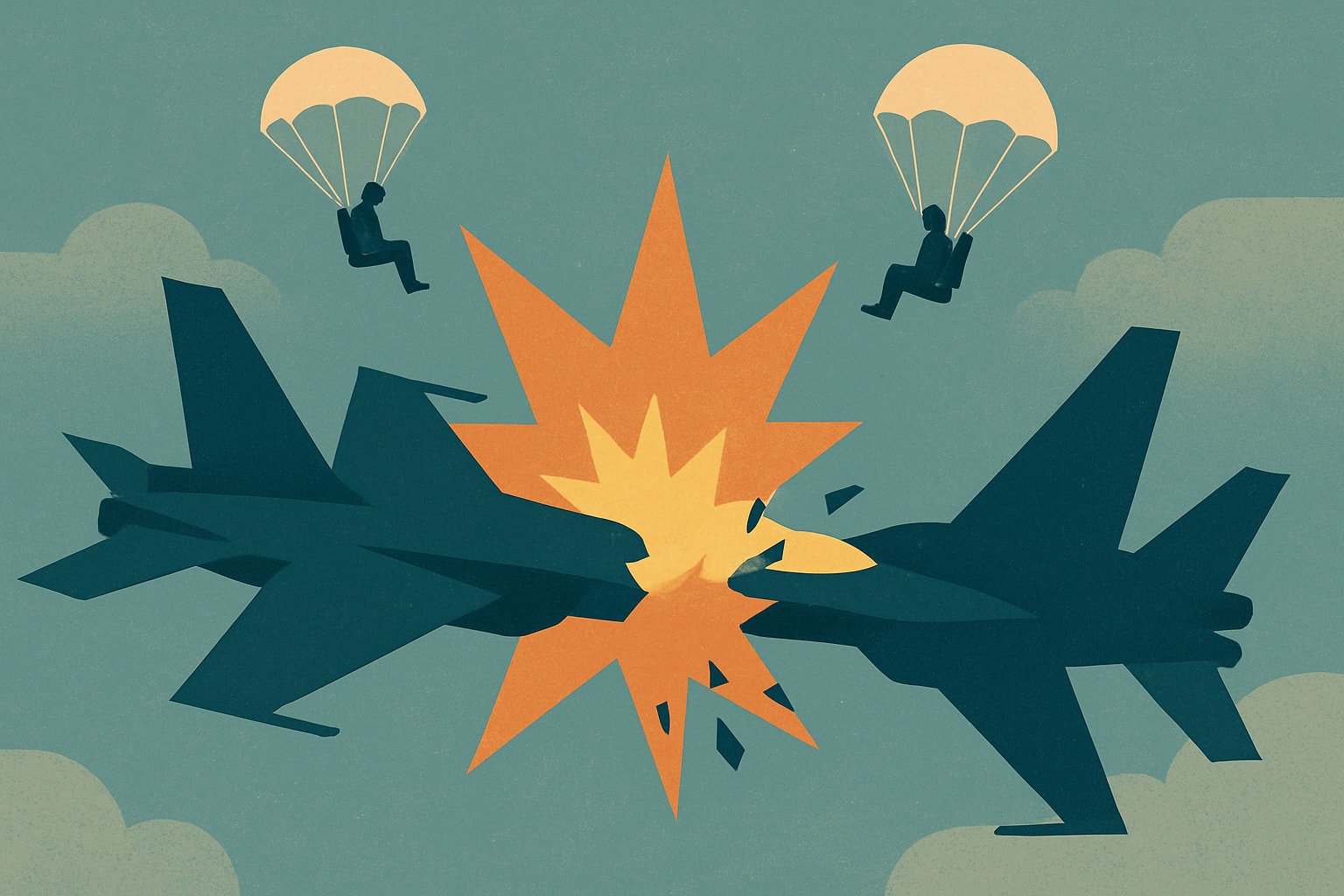 Navy Jets Collide During Air Show, Aircrews Eject Safely