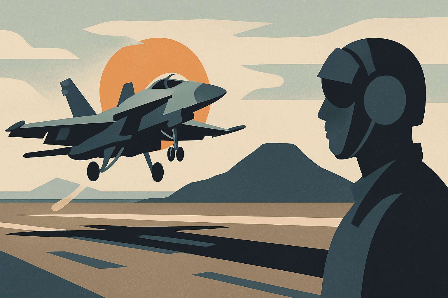 F/A-18 Super Hornet Pilots Hone Skills with Touch-and-Go Landings on Iwo Jima