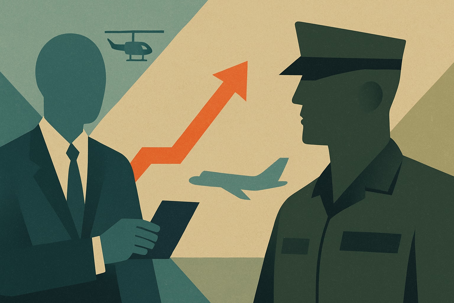 Editorial illustration for: Key Strategies for Veterans Interviewing for Promotions