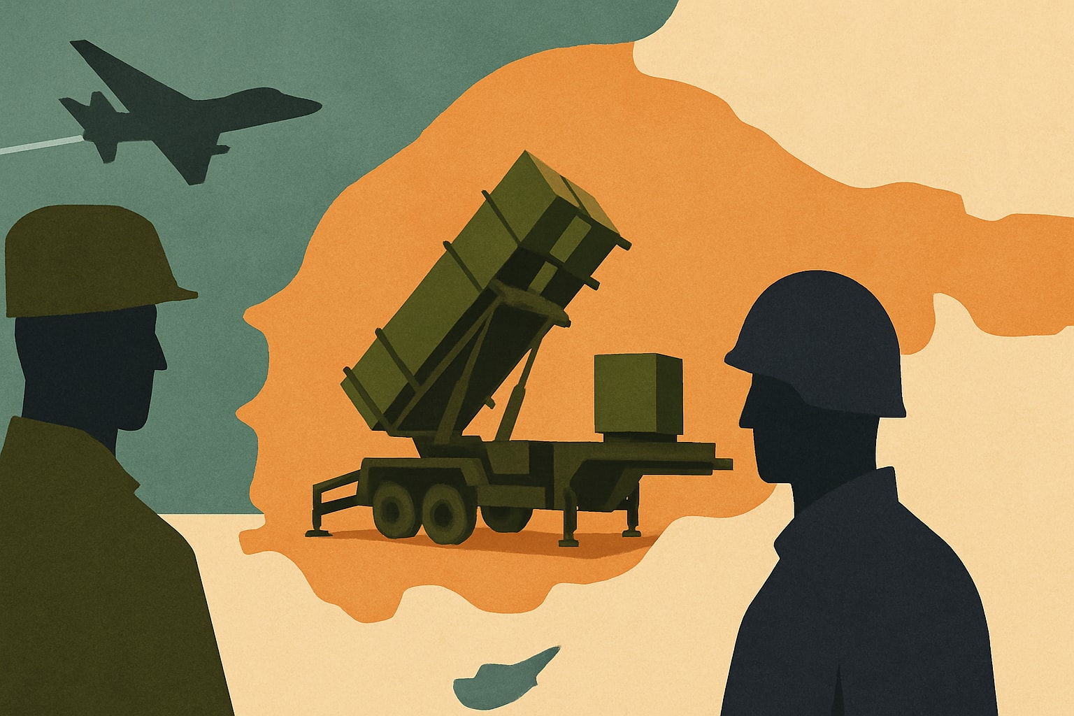 Editorial illustration for: Germany to Deploy Patriot Battery to Turkey, Relieving U.S. Forces