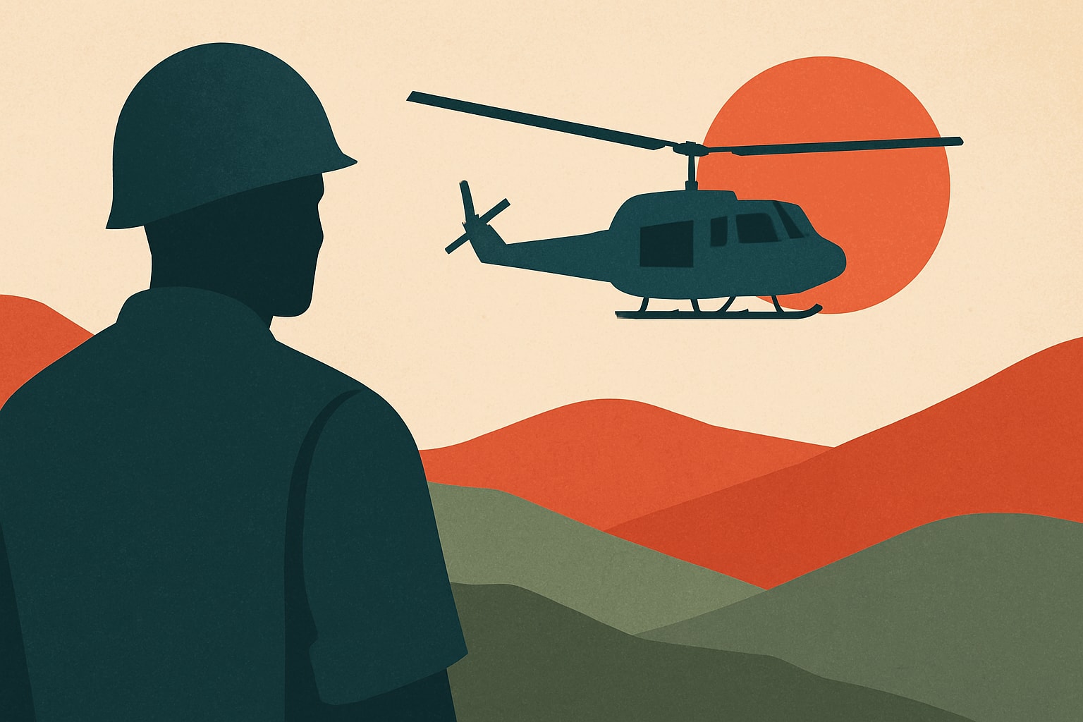 Editorial illustration for: Decades-Long Research Sheds Light on Vietnam's Last Major Offensive