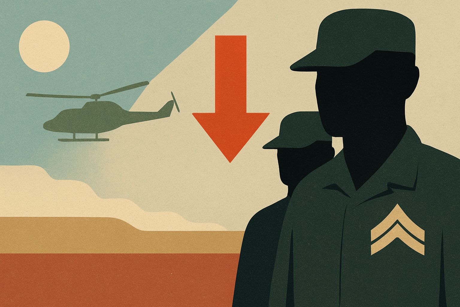 Editorial illustration for: Marines Lower Time-in-Service Requirement for Sergeant Promotions