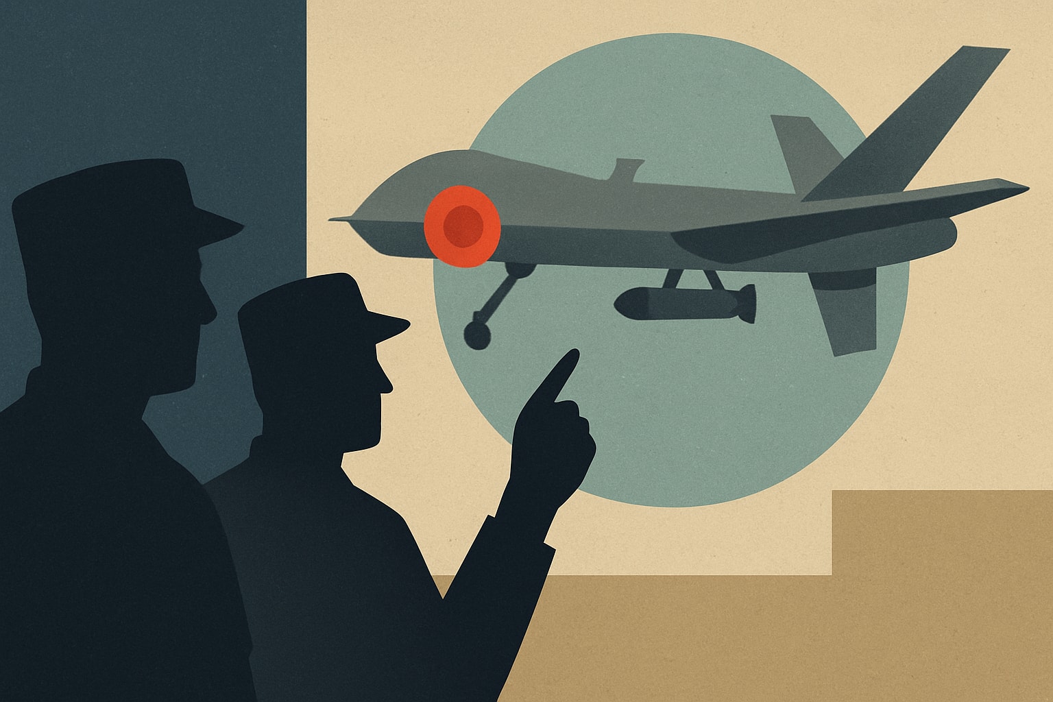 Editorial illustration for: Senators Critique Pentagon Policies on Autonomous Weapons Technology