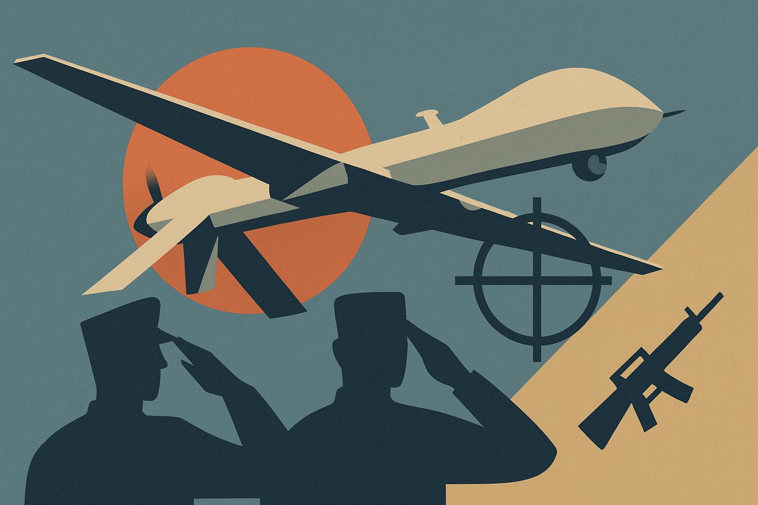 Editorial illustration for: Air Force Identifies MQ-9 Reaper as Key Asset in Recent Military Operations