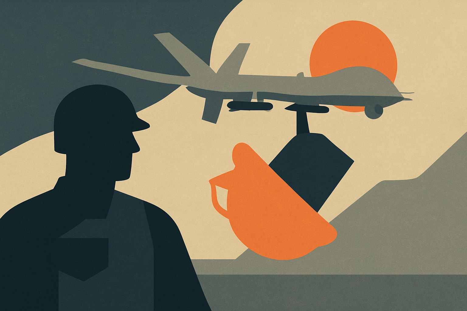Editorial illustration for: MQ-9 Reaper Drones Declared ‘Most Valuable Player’ in Iran War
