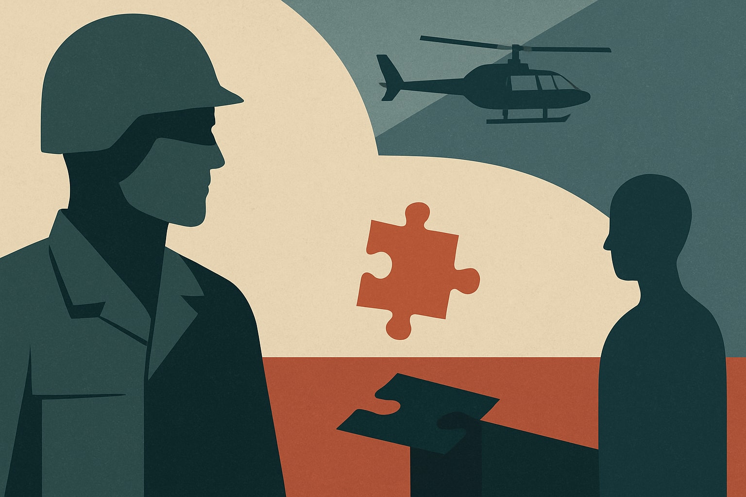Editorial illustration for: Military Services Struggle to Assess Suicide Prevention Training Effectiveness