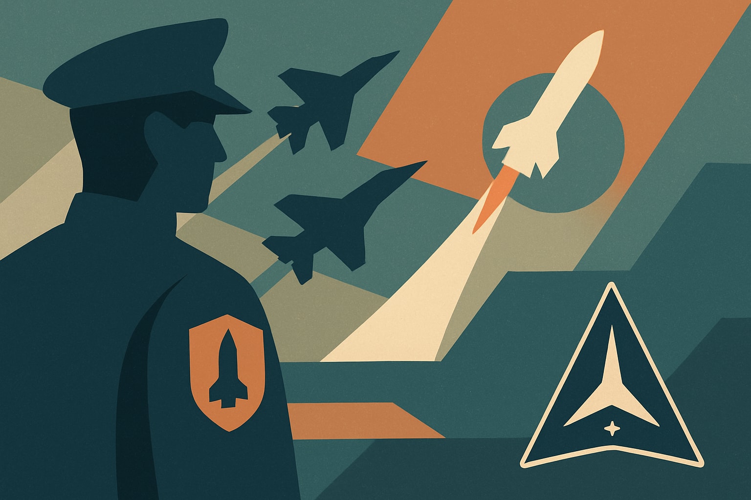 Editorial illustration for: Germany Launches Pan-German Space Command Amid European Tech Push