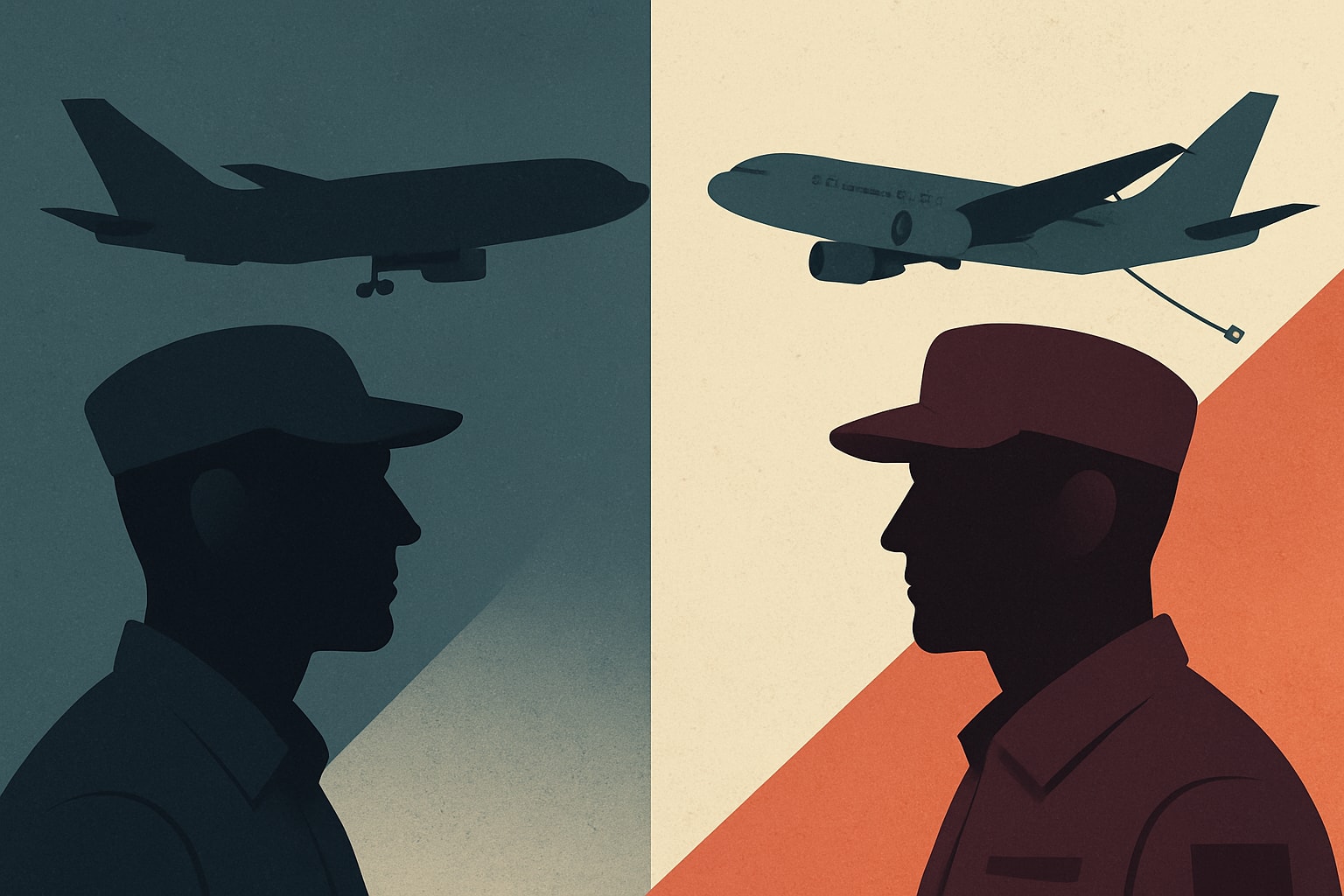 Editorial illustration for: Italy Shifts from Boeing to Airbus for Air Force Tanker Purchase