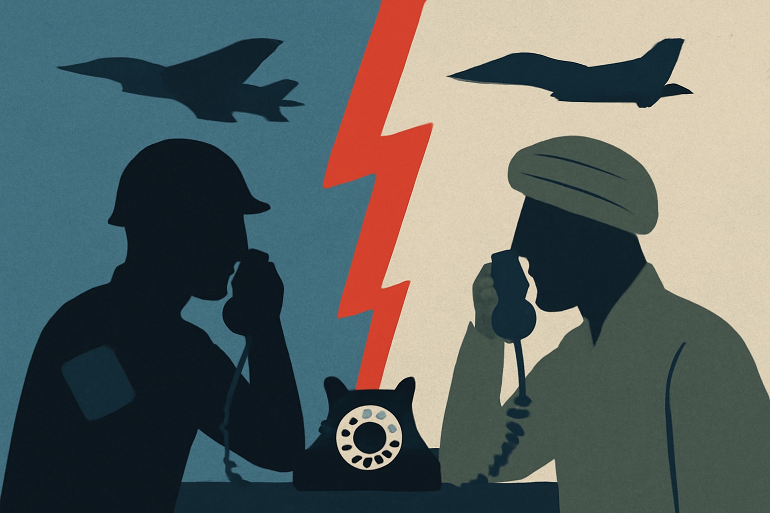 Editorial illustration for: US-Iran Ceasefire Talks End Without Agreement, Both Sides Blame Each Other