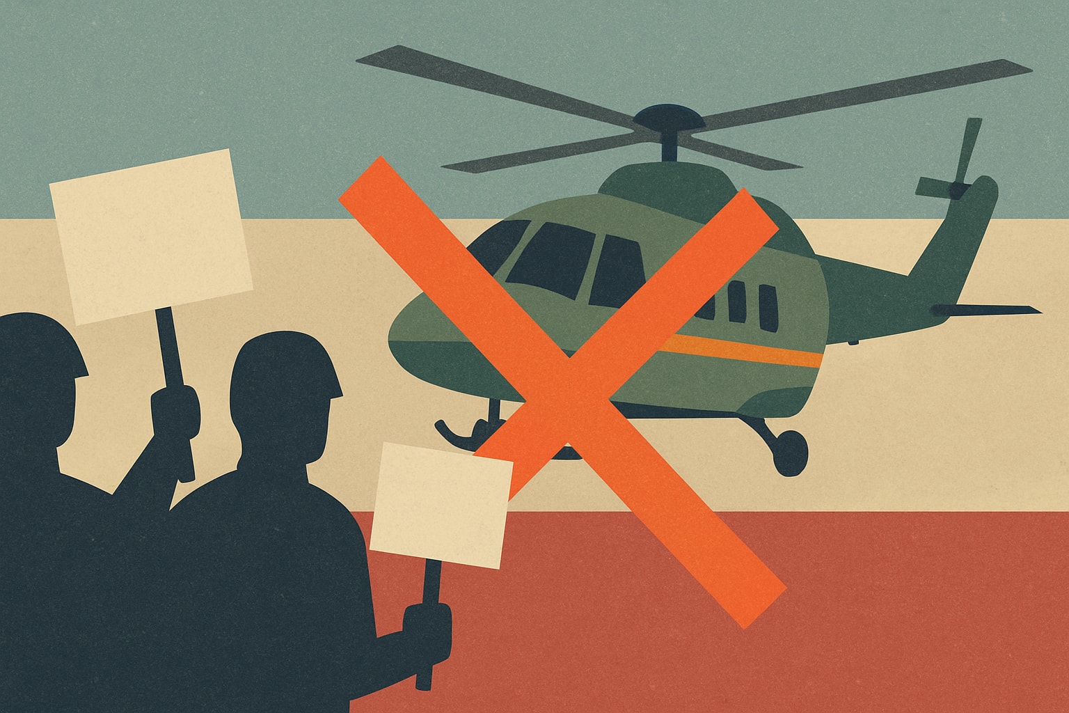 Editorial illustration for: Lawmakers Push Back on Air Force’s Scaled-Down Plans for MH-139 Helicopter