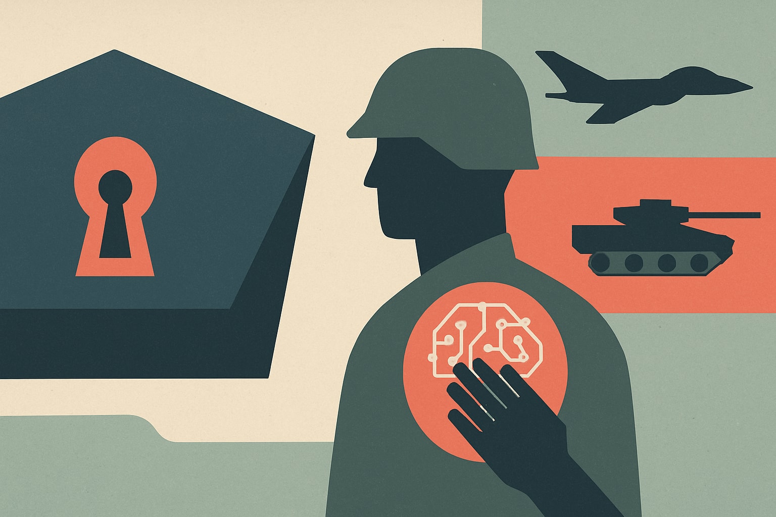 Editorial illustration for: Pentagon Proposes Protected Disclosure Program for AI Incidents