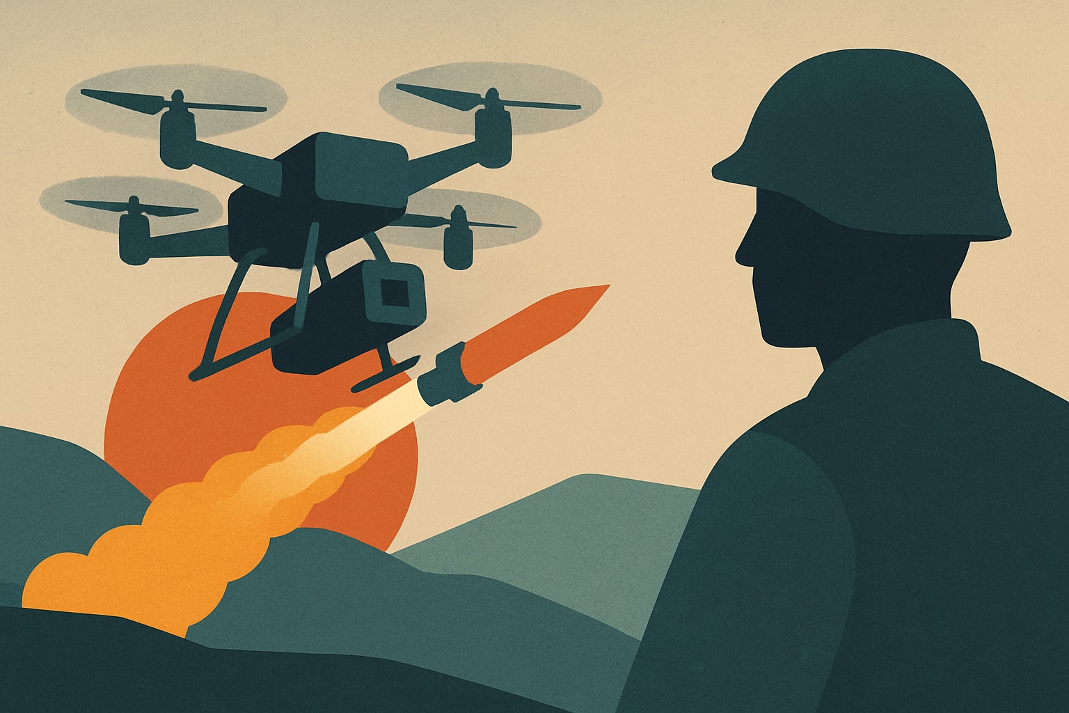 Editorial illustration for: Army Tests Resupply Drone as a Rocket Launcher in New Demonstration