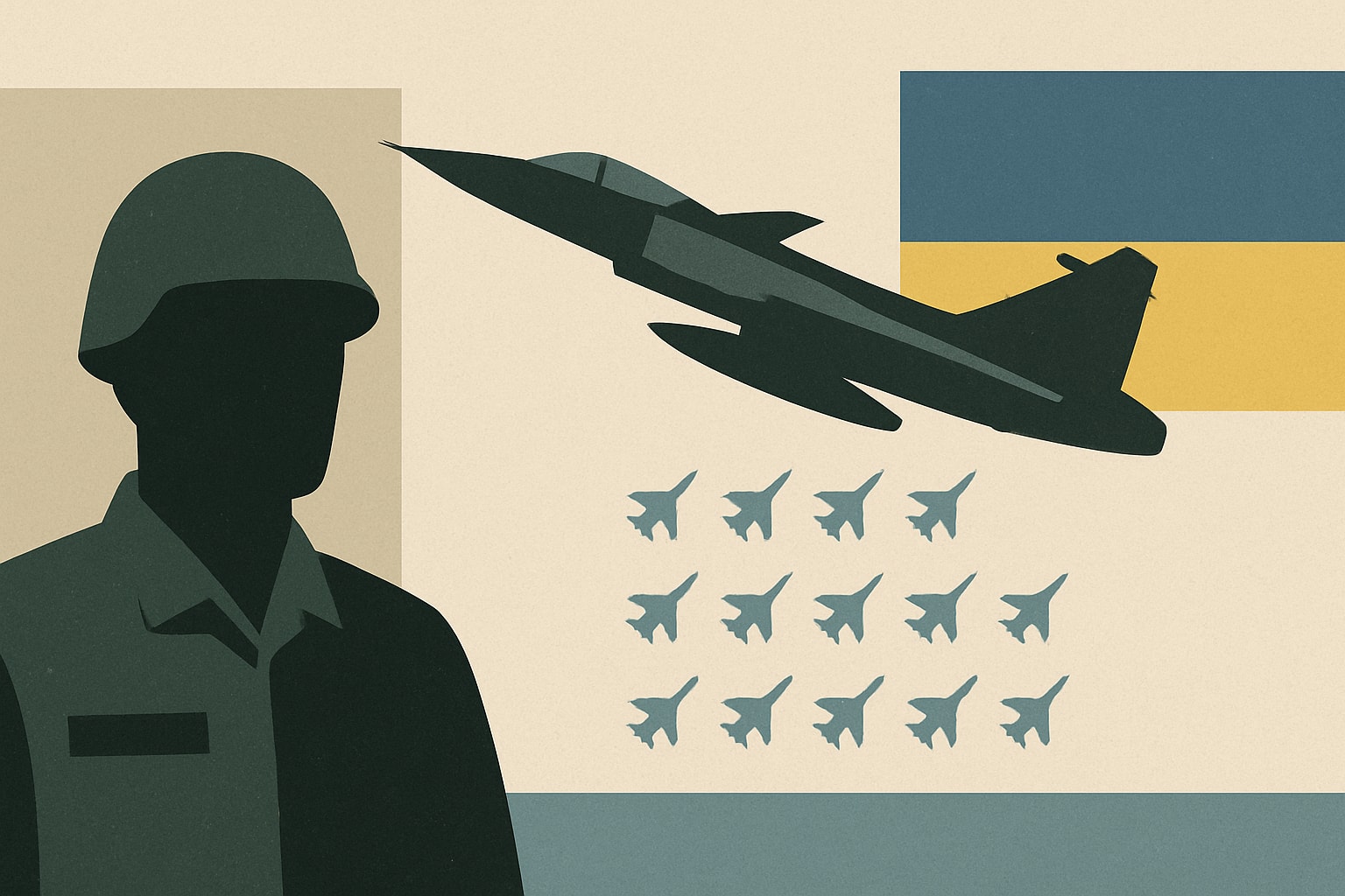 Editorial illustration for: Ukraine to Purchase 20 New Gripen Jets as Sweden Accelerates Donations
