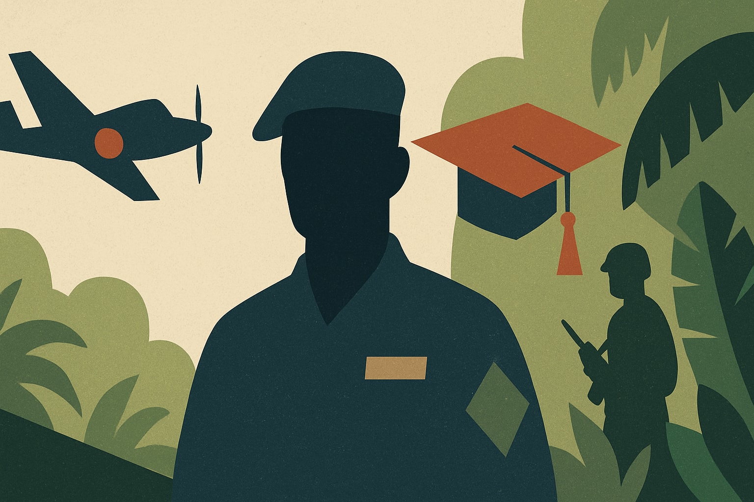 Editorial illustration for: First Airman Graduates from Army’s New Jungle School, Expanding Training Opportunities