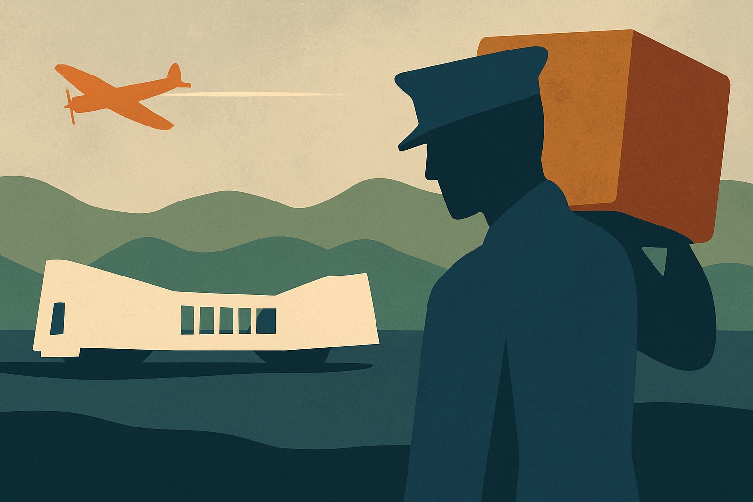 Editorial illustration for: Pearl Harbor Sailor Finally Returns Home After 85 Years