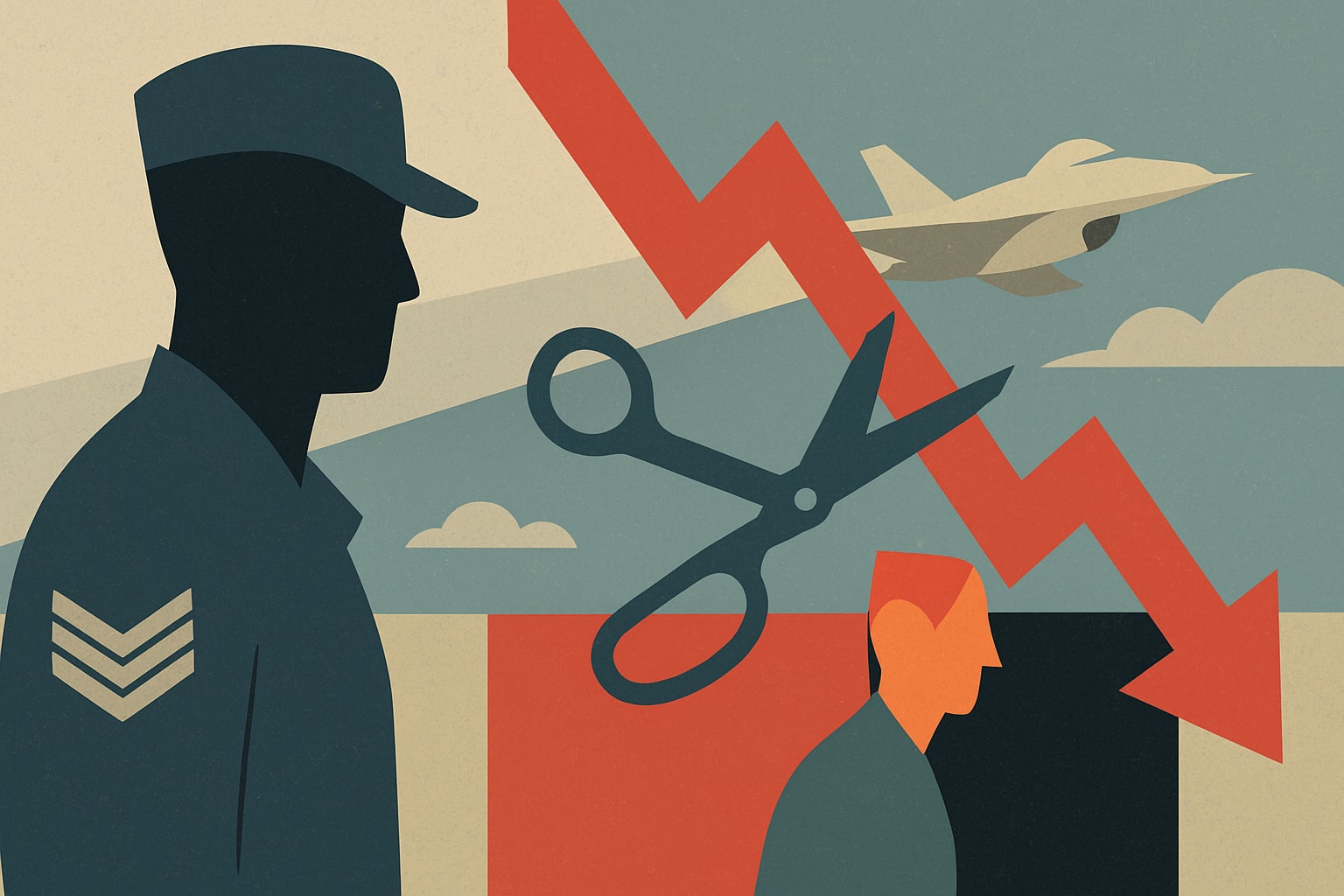 Editorial illustration for: Air Force Cuts Reenlistment Bonus Eligibility by 73% for FY 2026