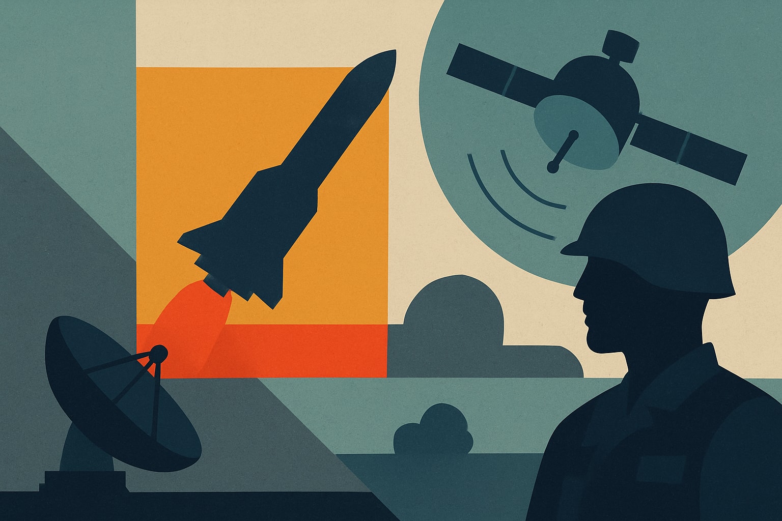 Editorial illustration for: SpaceX Secures $4 Billion Space Force Contract for Threat Tracking
