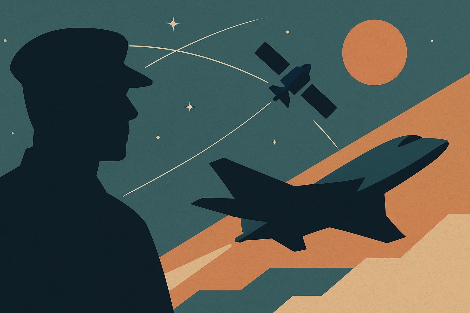 Editorial illustration for: SpaceX Wins $4 Billion Deal to Enhance Aircraft-Tracking Satellites for Space Force