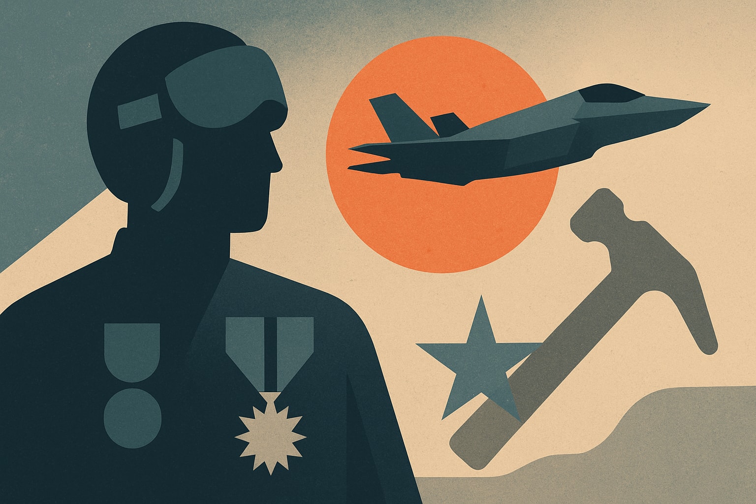 Editorial illustration for: F-35 Airmen Decorated for Combat Operations in Midnight Hammer and Rough Rider