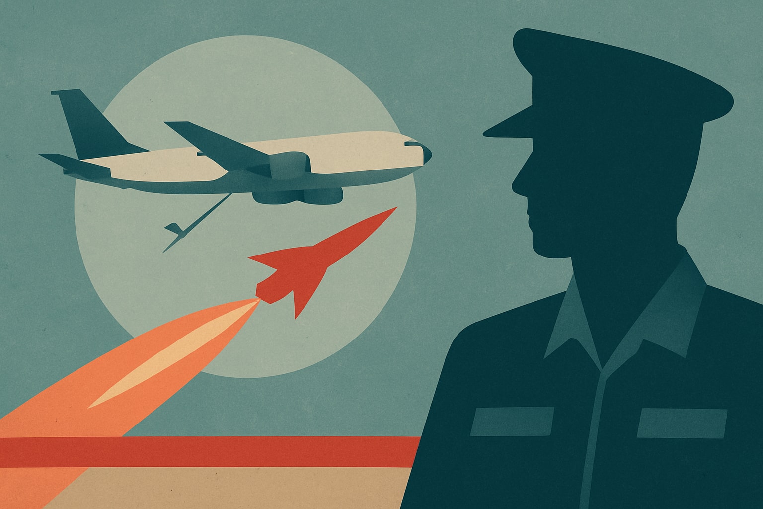 Editorial illustration for: Lawmakers Urge Air Force to Accelerate Tanker Defense Systems
