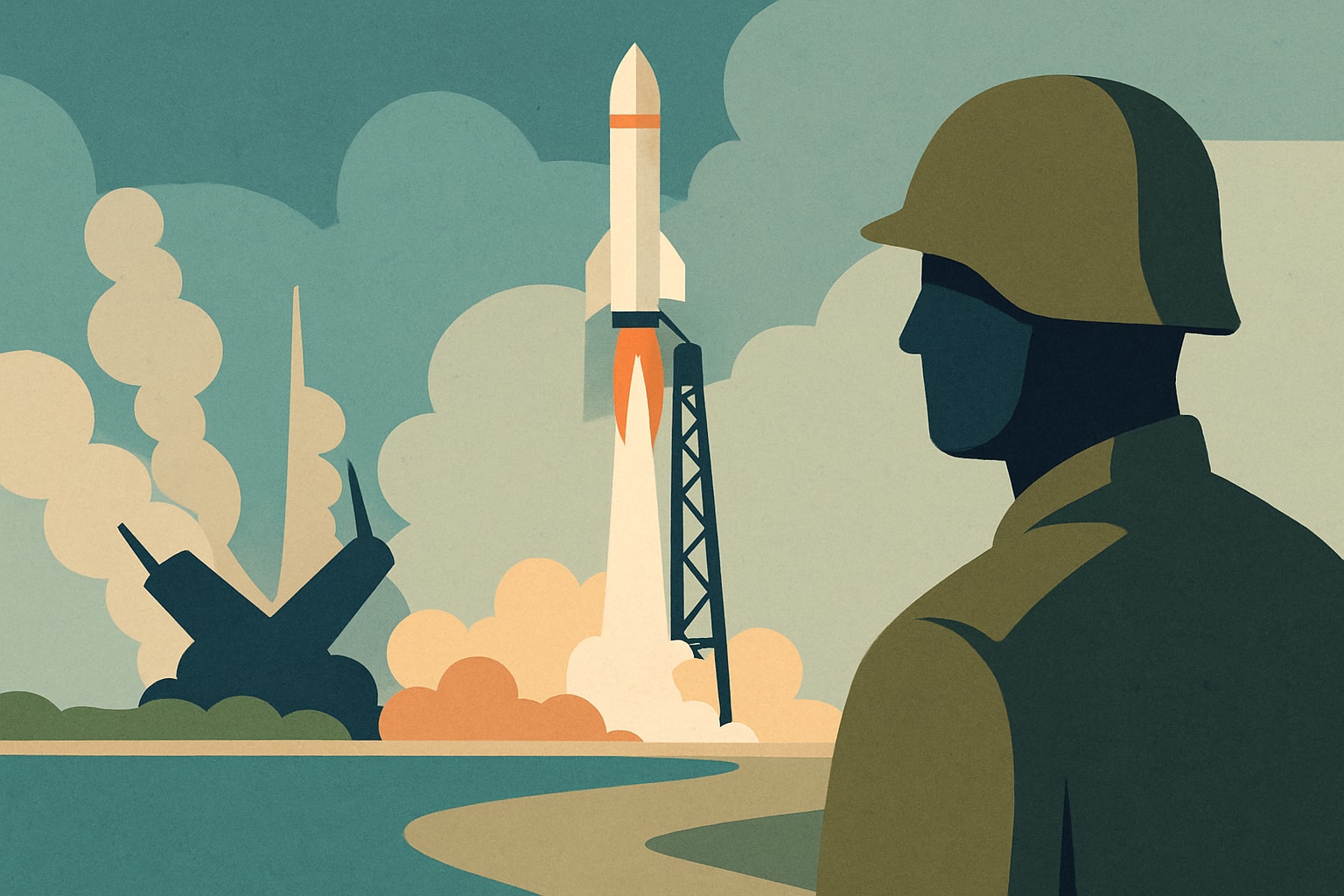 Editorial illustration for: Cape Canaveral Declares Full Operational Capability After Blue Origin Mishap