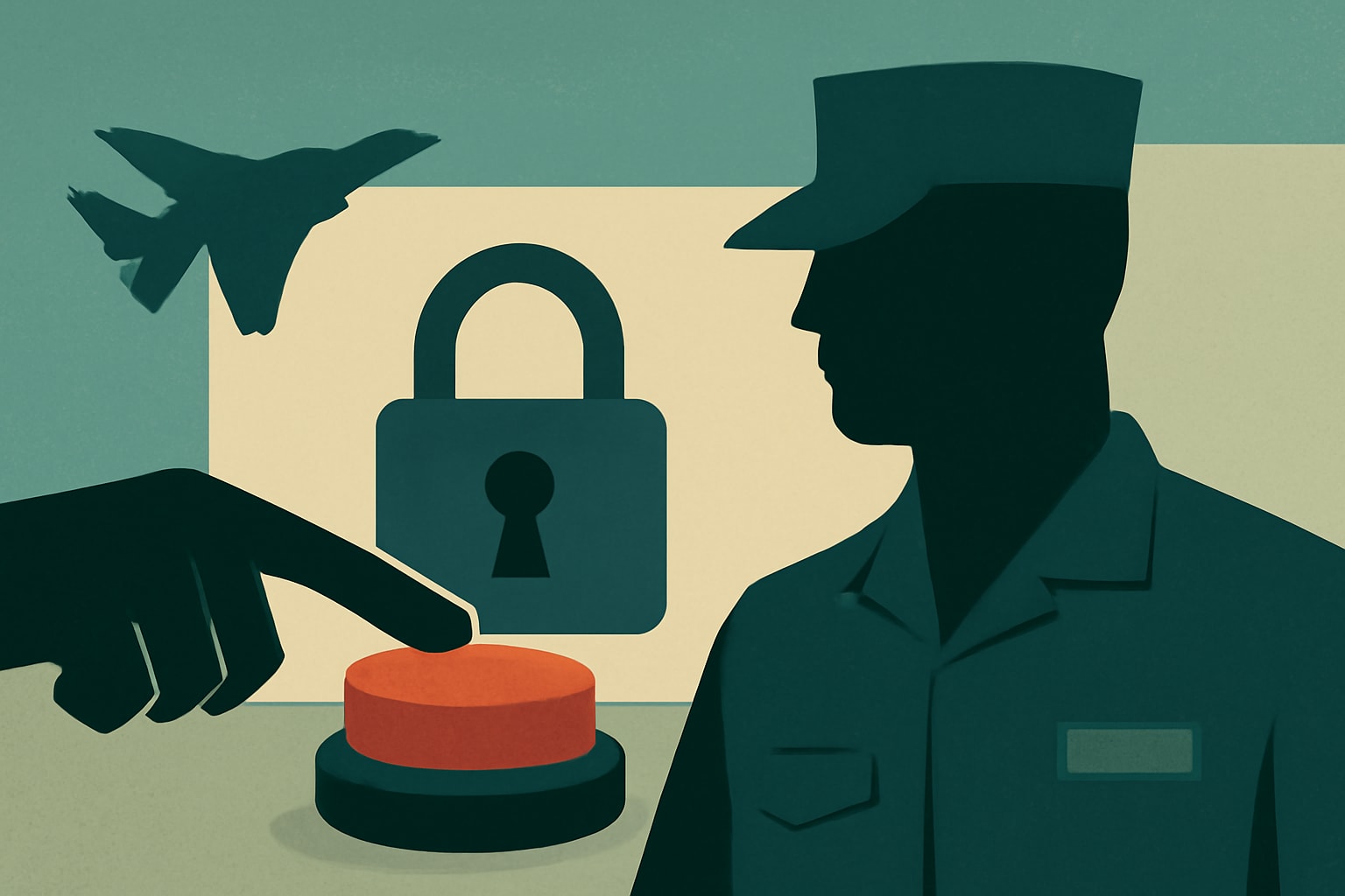 Editorial illustration for: CMMC Compliance: No Easy Button for Defense Contractors