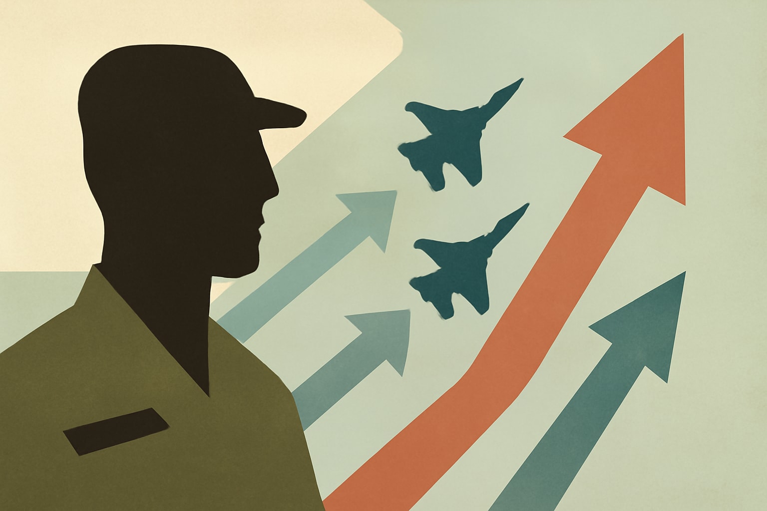 Editorial illustration for: Air Force Exceeds Fiscal Year 2026 Recruitment Goals Early