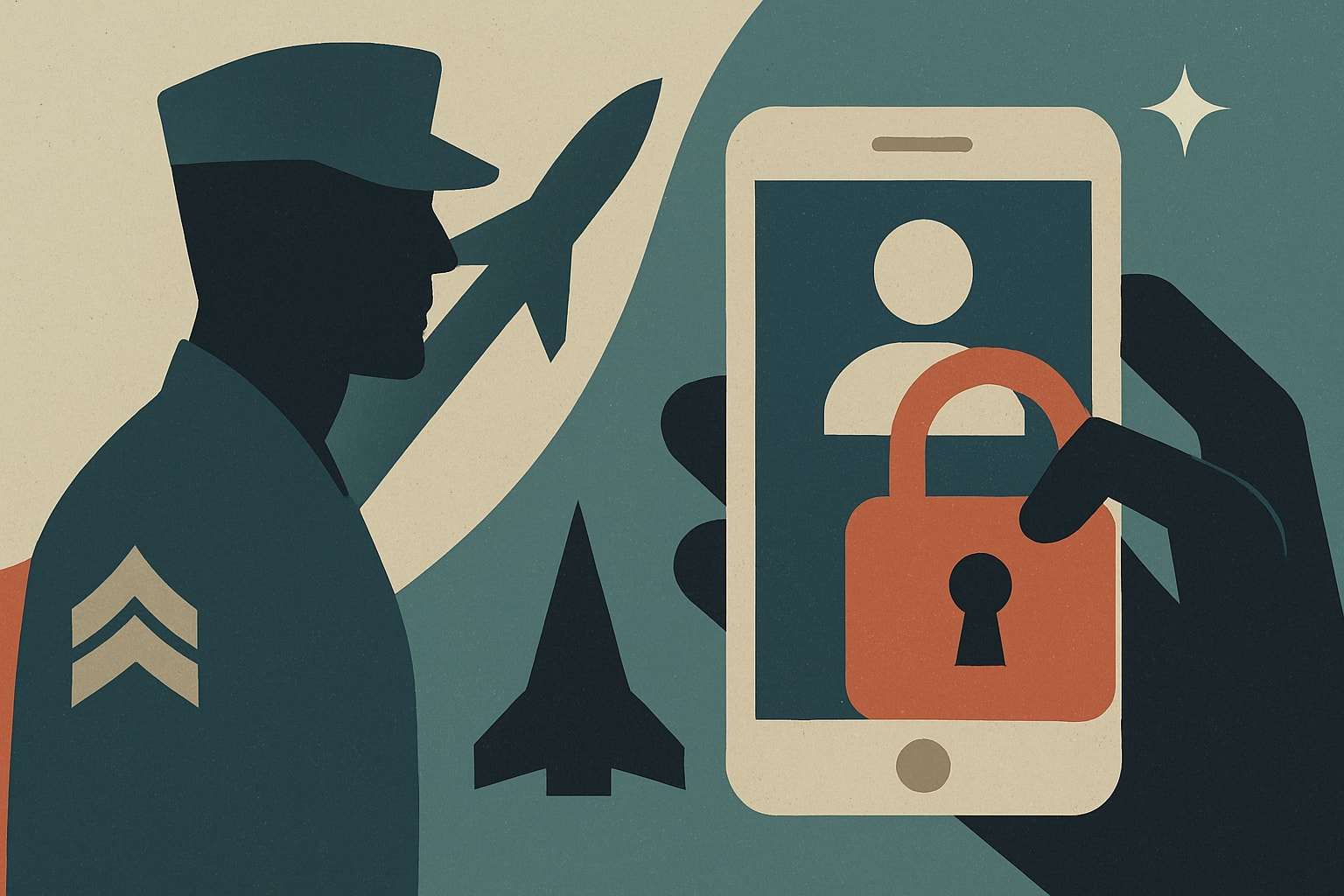 Editorial illustration for: Space Force Chief Master Sergeant's Instagram Account Hacked
