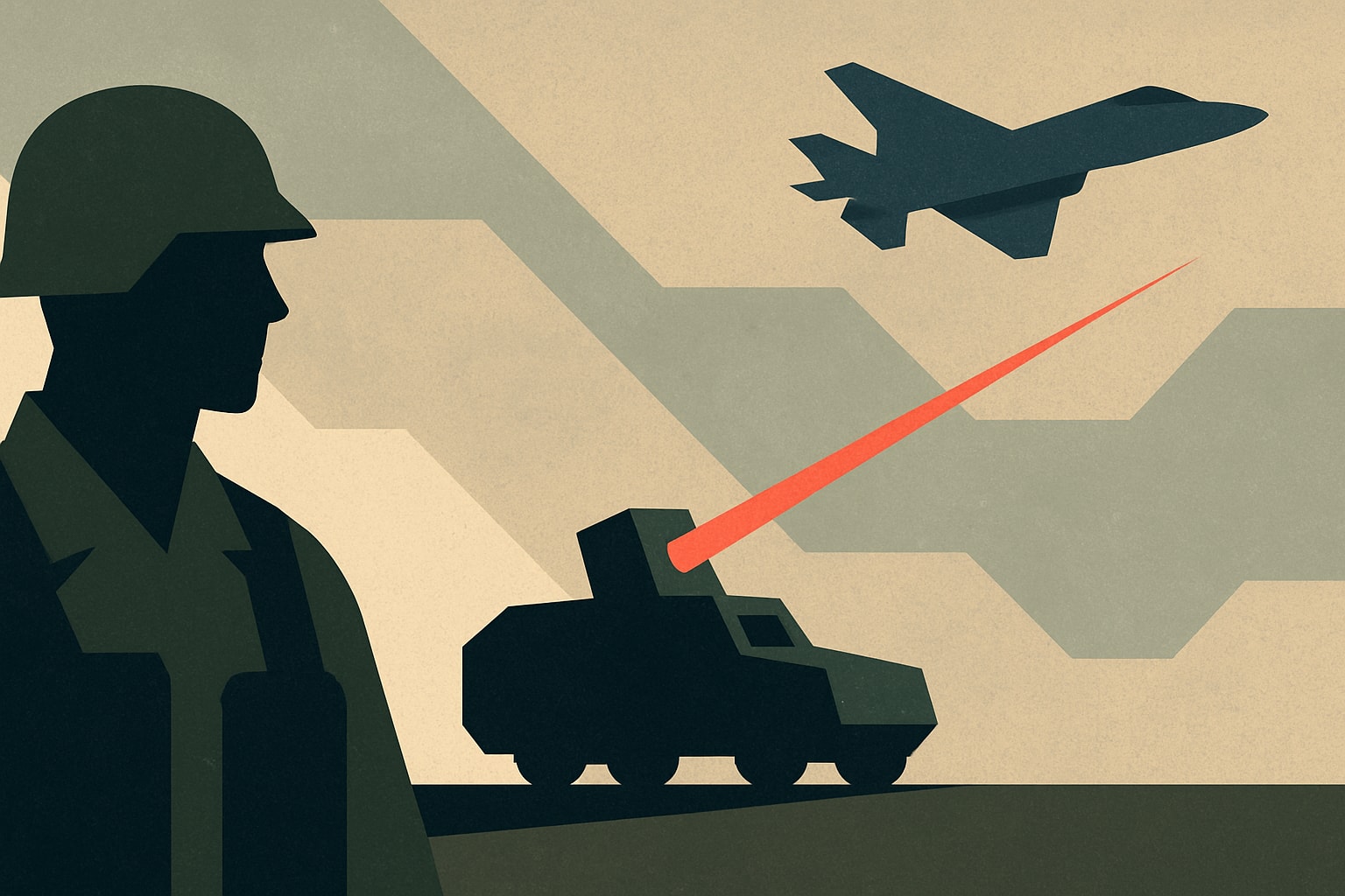 Editorial illustration for: US Military Aims to Showcase Battle-Ready Laser Weapons by 2028