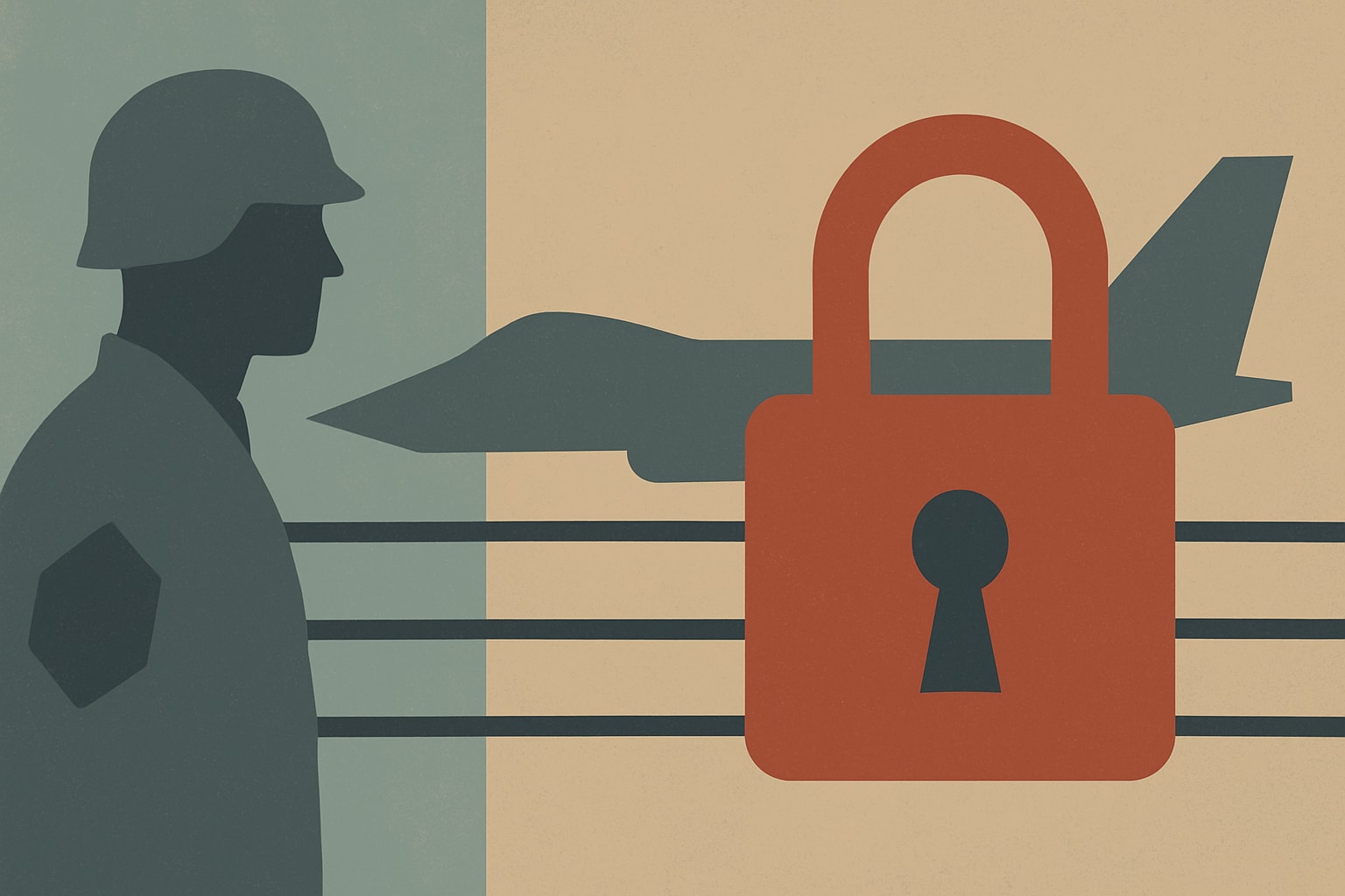 Editorial illustration for: Immigration Concerns Affect Military Recruiting Efforts