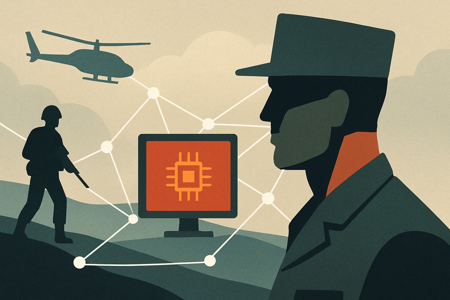 Editorial illustration for: France to Test AI-Powered Battlefield Command During NATO Exercise
