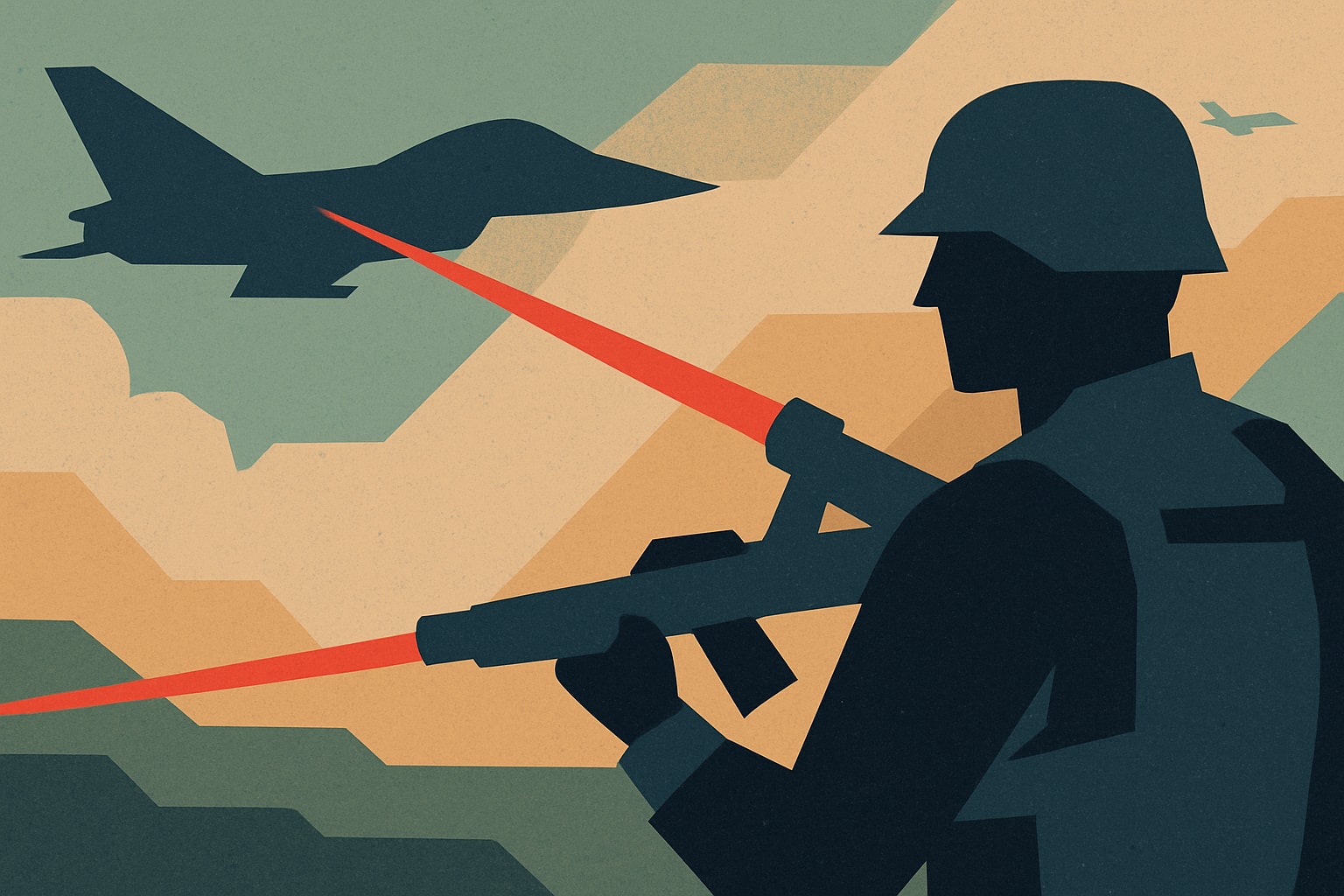 Editorial illustration for: US Military Aims for Battle-Ready Laser Weapons Showcase by 2028