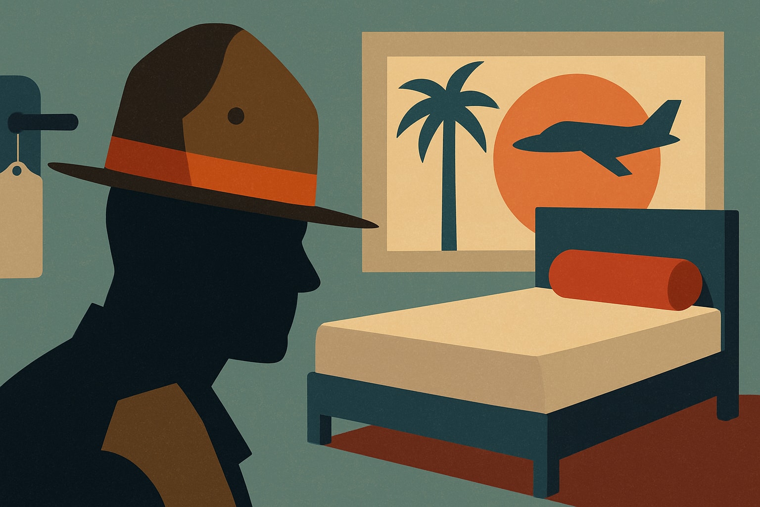 Editorial illustration for: Parris Island Drill Instructor Found Deceased in Florida Hotel
