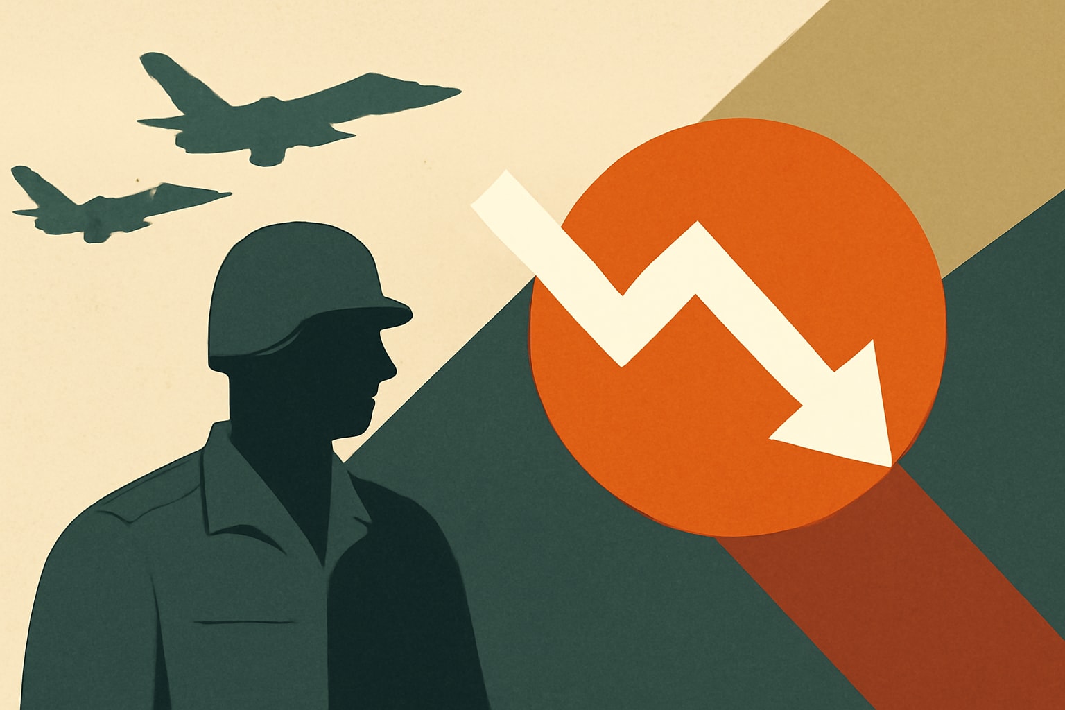 Editorial illustration for: U.S. Launches 'Operation Economic Fury' Against Iran