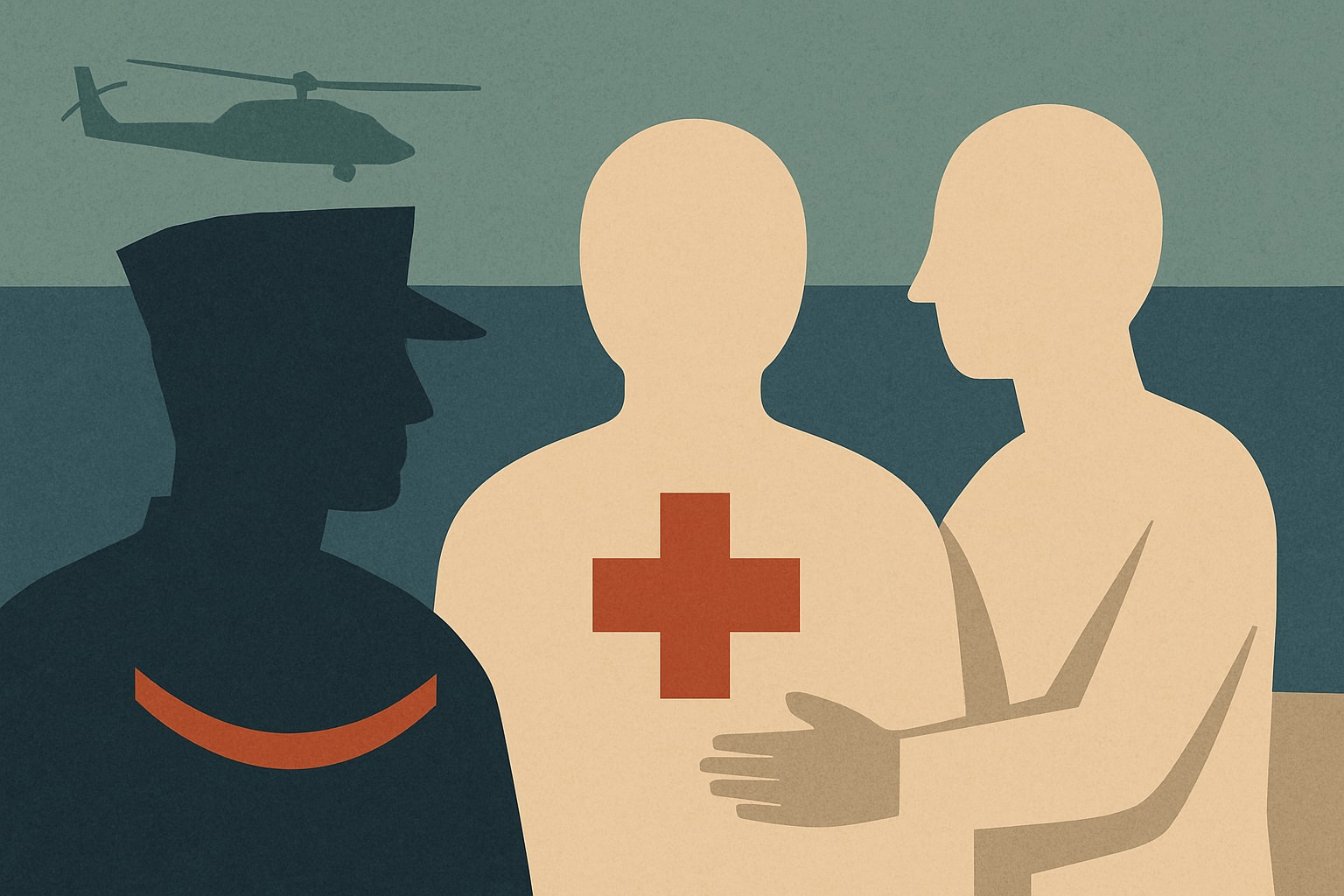 Editorial illustration for: New Law Requires Chaperones for Sensitive Medical Appointments in Military Health System