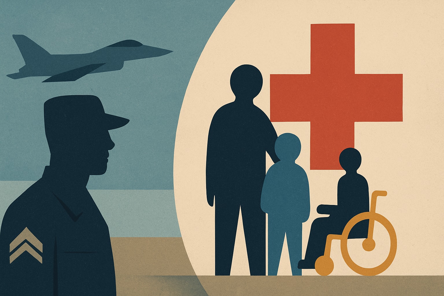 Editorial illustration for: DoD Urged to Review Special Needs Health Care Programs for Military Families