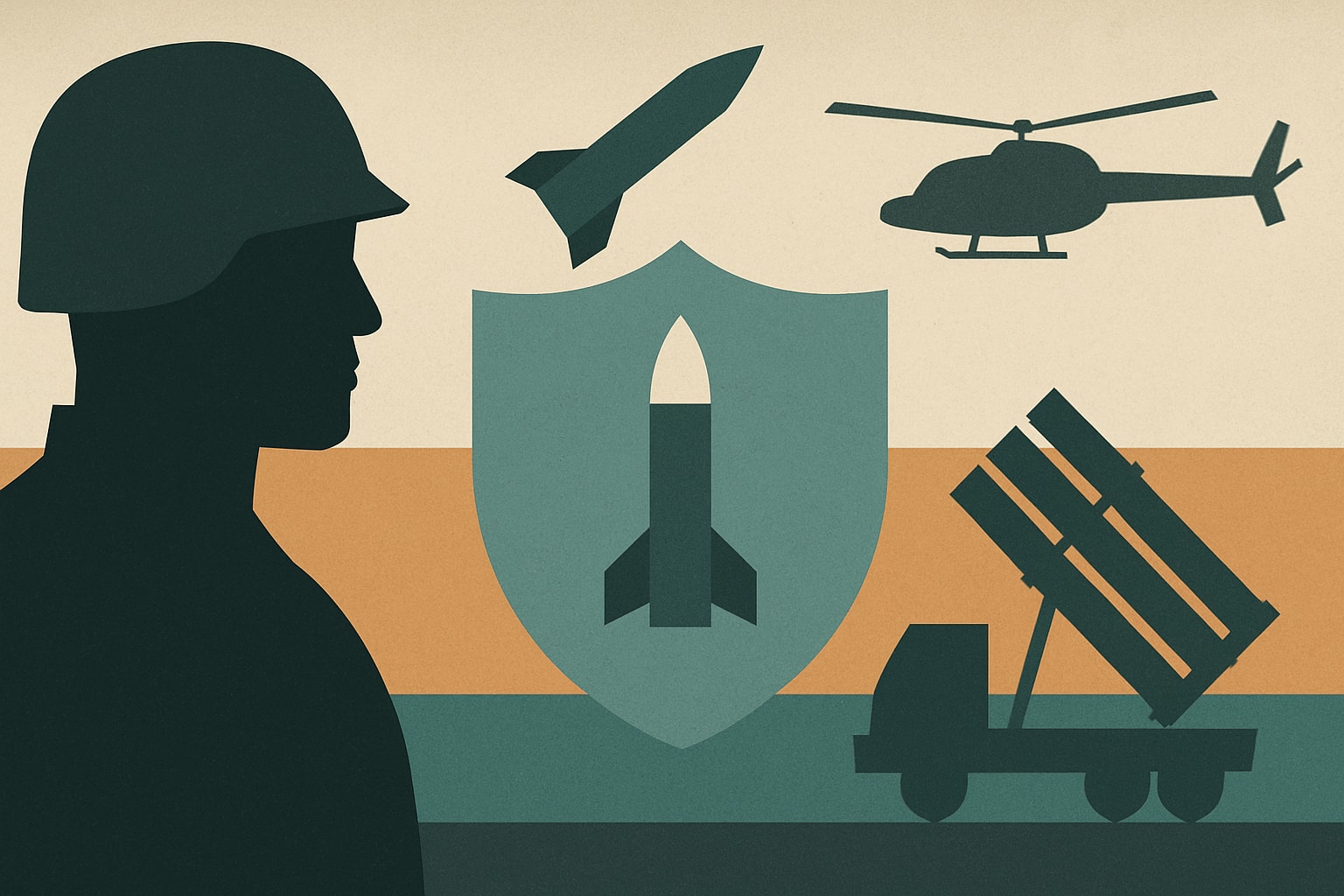 Editorial illustration for: Army Consolidates Air and Missile Defense Roles into New MOS