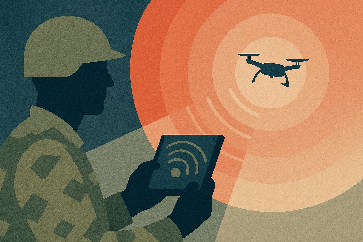 Editorial illustration for: New Radar Technology Developed to Track Low-Flying Drones