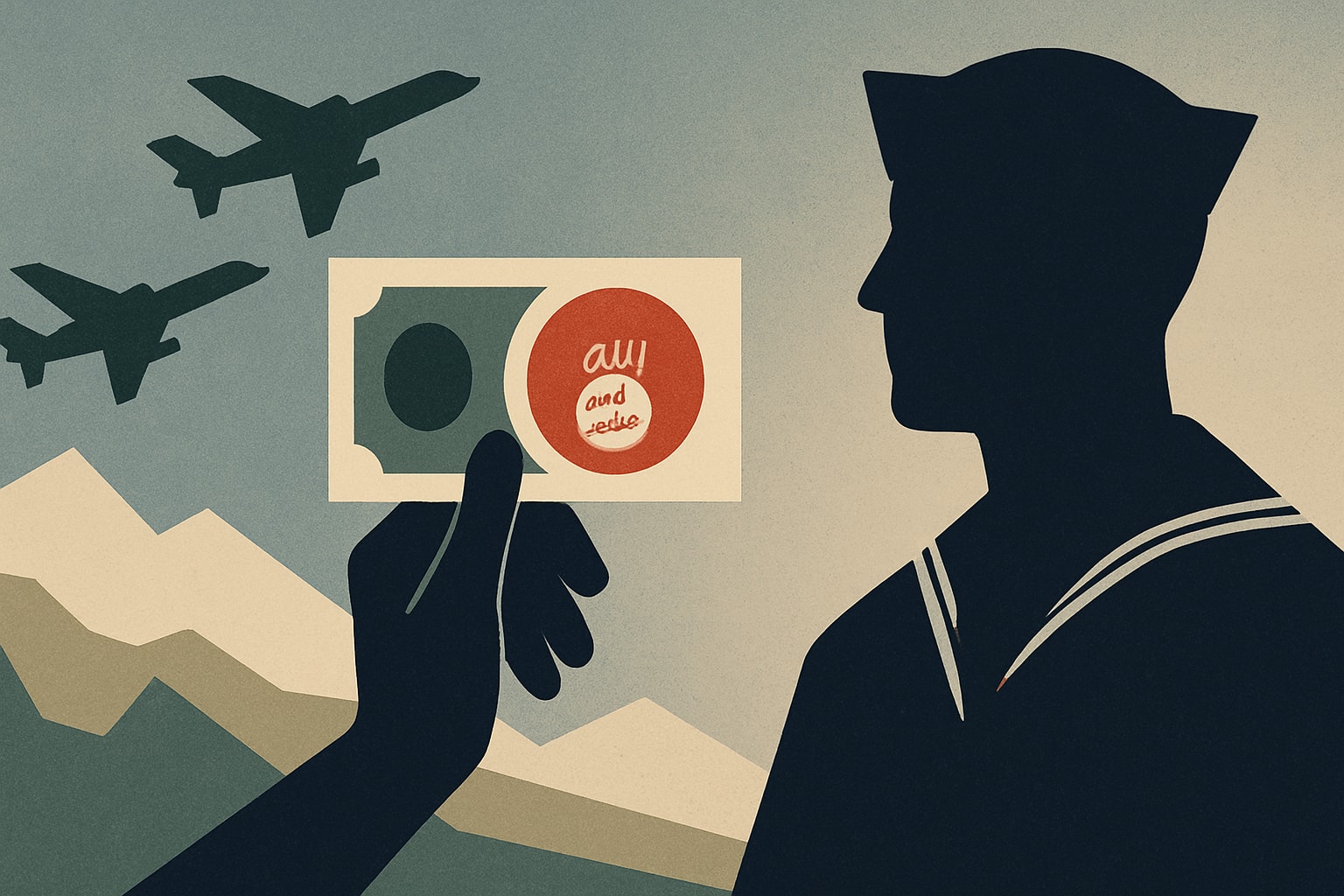 Editorial illustration for: Sailor Charged with Attempting to Finance ISIS Attack on US Troops