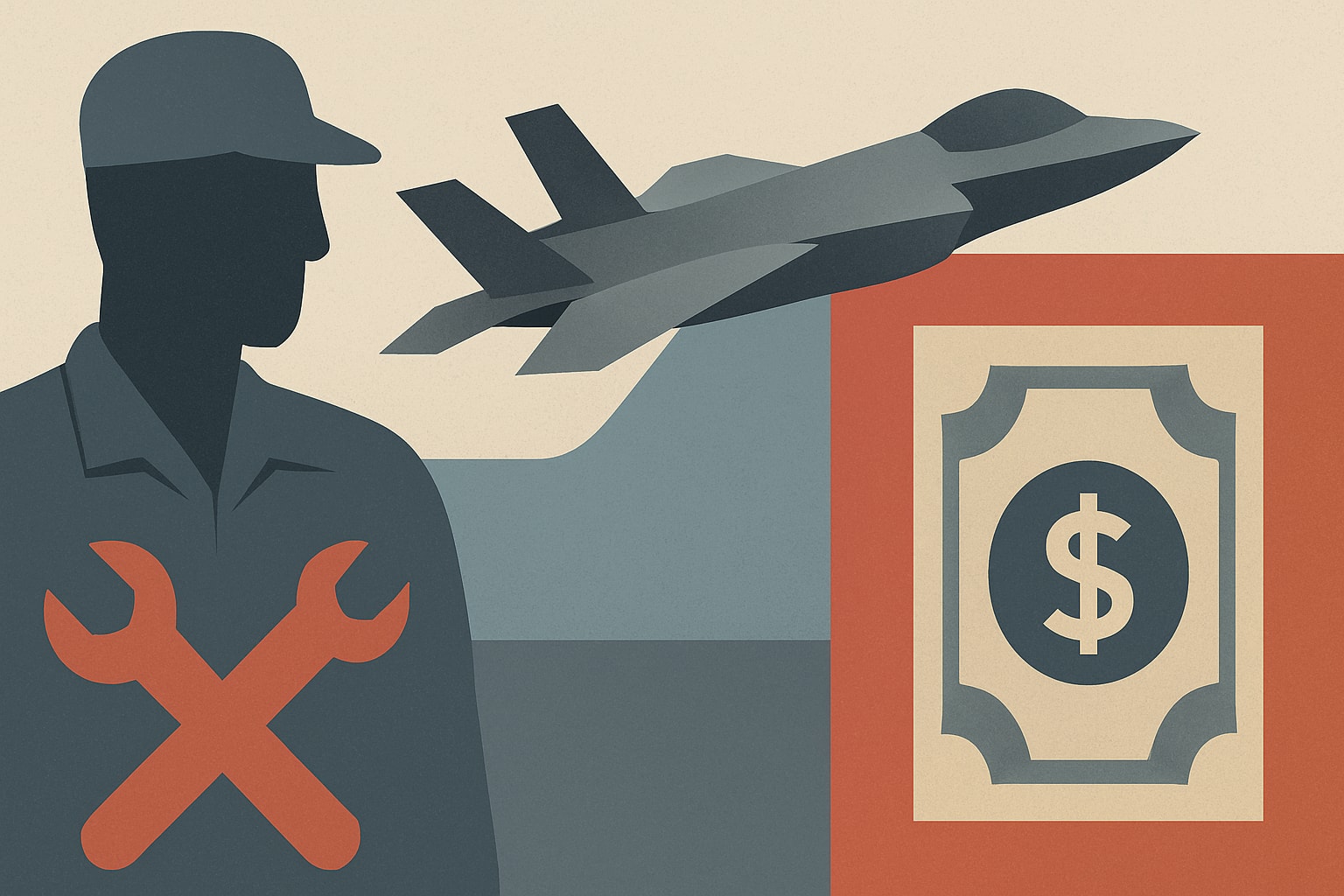 Editorial illustration for: F-35 Program's $2T Bill Fuels New Push for Right-to-Repair in 2027 NDAA