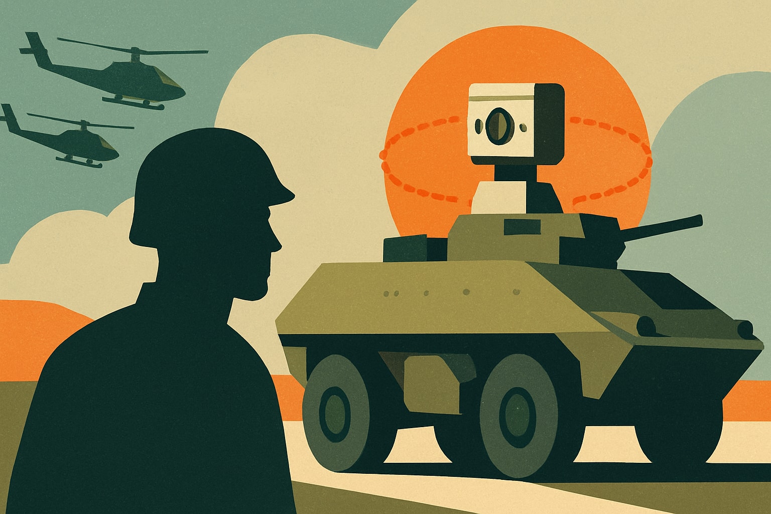 Editorial illustration for: Marine Corps Enhances Armored Vehicle Capabilities with 360-Degree Cameras
