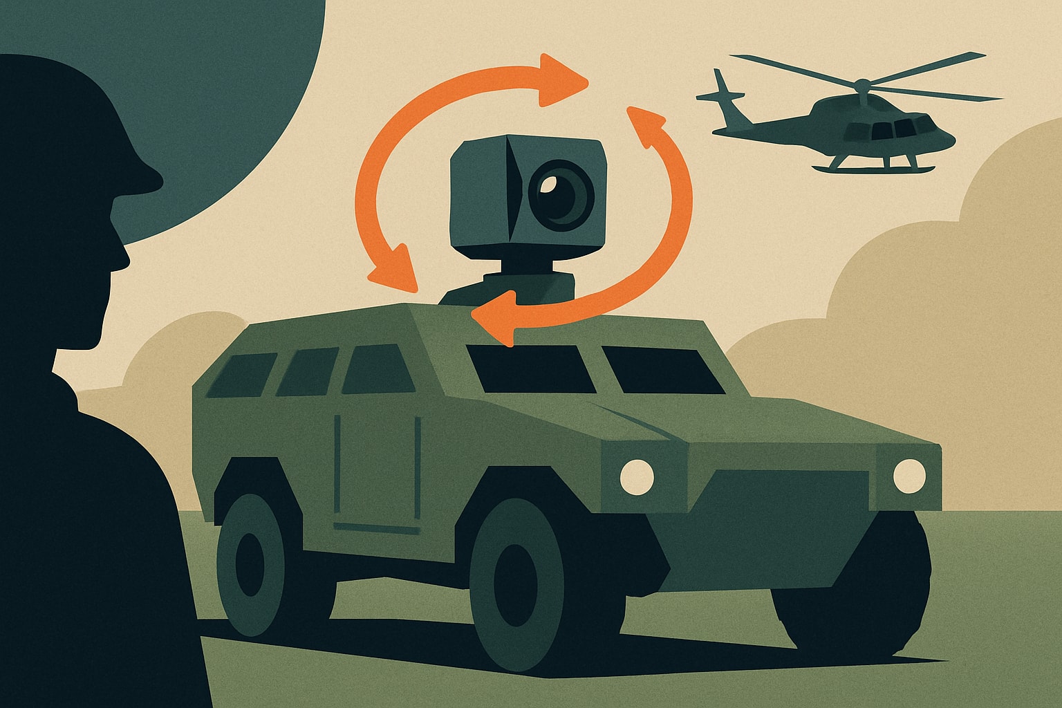 Editorial illustration for: Marine Corps to Equip Armored Vehicles with 360-Degree Cameras