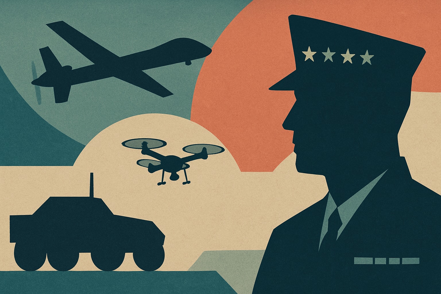 Editorial illustration for: Lawmakers Propose New Four-Star Command for Unmanned Systems