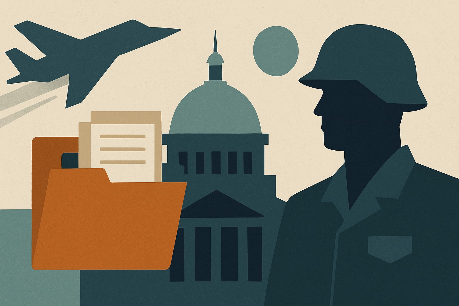 Editorial illustration for: Congress Introduces Historic Veterans Package with 60 New Bills